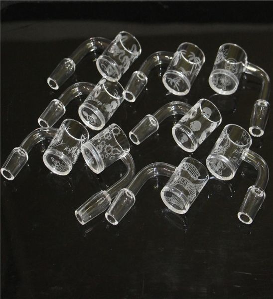 30pcs Quartzbanger Tard Dries Quartzbangers sabllasted Quartzbangers Nail de quartz sans Doveled pour bang en verre DAB DHL7510253