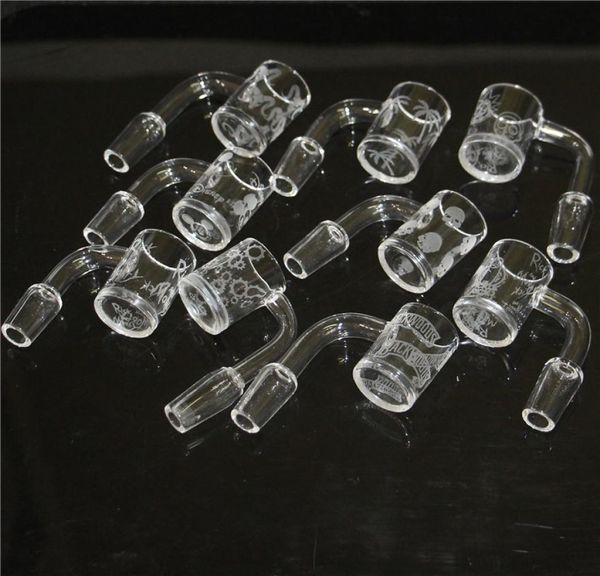 30pcs Quartzbanger Stramis Sandbasted Quartzbangers Nail de quartz sans Doveled sans DOM