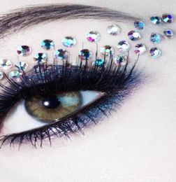 30 piezas de diamantes de imitación delineador de ojos pegatina sombra de ojos tatuajes herramientas de maquillaje 3858635