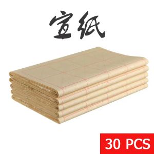 30 stcs xuan papier bamboe pulp rijstpapier Chinese karakters oefenen handschrift schilderen leren Kaishu kalligrafie kunstpapier