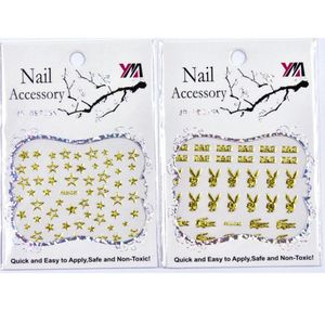 30 pcsLot 3D autocollants décalcomanie Nail Art autocollants couleur or décoration des ongles Design feuilles beauté autocollants pour ongles accessoires 9800666