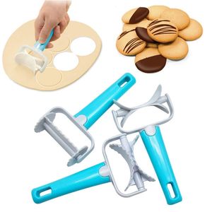 30set/lot multifunctioneel draagbaar rollend deeg snijsnet set cookie kiscuit dumpling wrappers noodle cutter keuken bakgereedschap