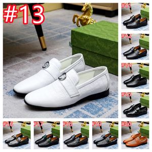 30 Estilo Nuevo lujoso Brogue Shoes para hombres zapatos de vestir de diseñador Slip On Toe Business Shoes Formal Shoes Men Tamaño de envío gratis 38-45