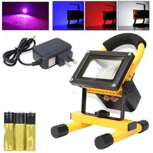 30W 24 led 18650 rechargeable Portable Projecteur UV Lumière 3 Modes Flash Sans Fil Batterie Puissance Camping Lampe Handed