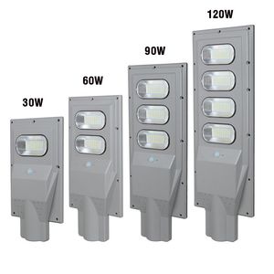 30W 60W 90 W Solar Lamp Outdoor Tuin Park Road Path Waterdichte PIR Motion Sensor Straatlantaarn met Pool