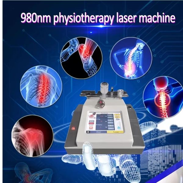 30w 980 Diode Laser Équipement de beauté multifonctionnel Enlèvement des vaisseaux sanguins Champignon des ongles Machine d'enlèvement vasculaire 980nm Enlever les veines d'araignée
