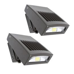 30W LED Pack mural lumière conception mince tête réglable 5000K 200W Hps/HID remplacement lampes murales extérieures LED projecteurs de sécurité lumière de zone