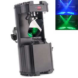 30W RGB 3IN1 COB DMX LED DISCO SCANNER GOBO COB LED RGB Rotatie Mirror Scanner Rainbow Effect Party DJ Spot Lighting