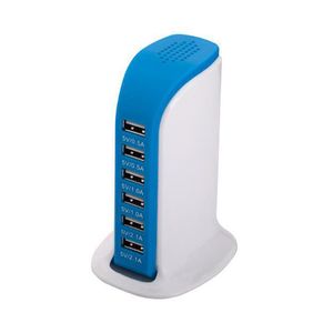 30W Sailboat USB Multi-poortlader Multifunctionele reislaadhoofd US Gauge Phablet Row Plug