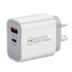 30W USB C Charge rapide PD QC 3.0 Type C Charge rapide pour iPhone 14 Pro Samsung Xiaomi redmi chargeur de téléphone portable mural