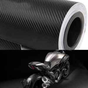 30x200cm moto 3D fibre de carbone housse de voiture en vinyle feuille rouleau Film autocollants décalcomanie style Auto moto moto accessoires