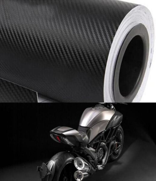 Motocicleta de 30x200cm Fibra de carbono 3D Vinyl Wrap Whole Roll Películas Películas Estilizando Auto Motorcycle Accesorios de motocicleta8993788