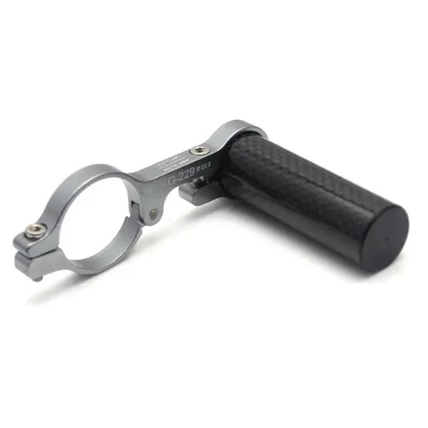 Extension de guidon de vélo de route 31.8mm, support d'extension de lumière en Fiber de carbone pour lampe de poche