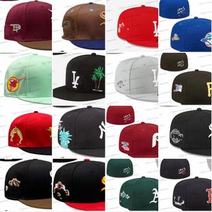 31 kleuren heren honkbal gemonteerd hoeden klassiek Royal Blue Angeles 