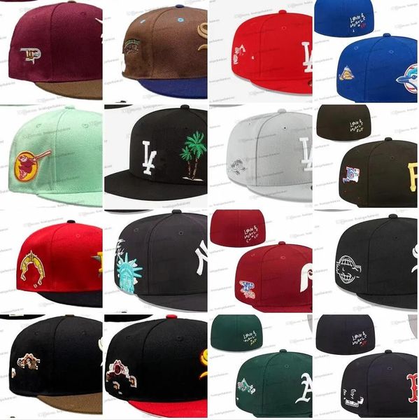 31 Colours Baseball Men's Fitted Hats Toucas Gorros Gorros Classic Royal Blue Angeles 