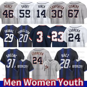 31 Riley Greene Detroit 2024 Tigers Baseball Jeresy Motor City Javier Baez Miguel Cabrera Spencer Torkelson Tarik Skubal Alan Trammell Kerry Carpente