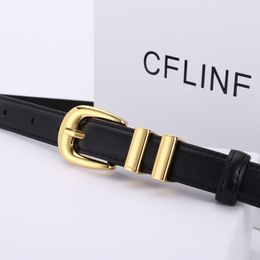 311 Designer Fashion Femmes Taurillon Accessoires Designer Celene Ceinture Boucle Aiguille 18mm Ceinture En Cuir Véritable Alliage Jupe Jeans Casual Pa