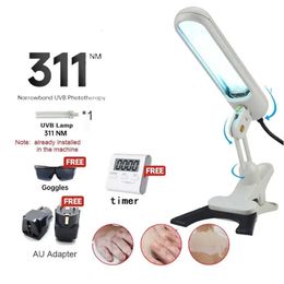 311NM Dispositif de lampe de potothérapie UVB pour traitement Vitiligo NBAND Ultraviolet Lighthérapie Psoriasis Spots Eczéma 240424