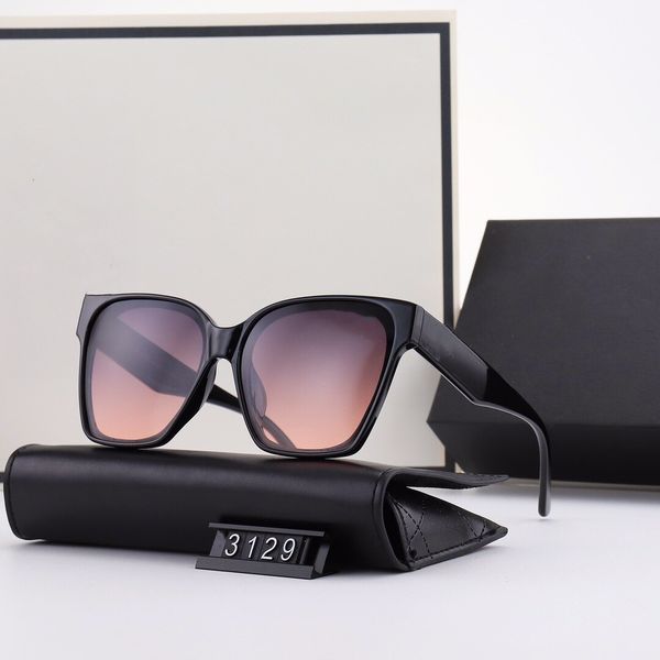 3129 Gafas de sol diseñadores para hombres conduciendo lentes de moda Gasas de moda Mirror de lujo Mirror UV Precio al por mayor de alta calidad WX27