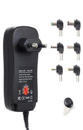 Adaptateur d'alimentation ACDC 312V 30W 21A, adaptateurs de chargeur universels avec 6 prises, adaptateur d'alimentation régulé en tension réglablea474133047583