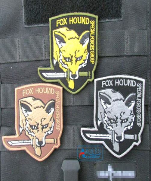 Matches bordados 3D de 315 pulgadas con cinta mágica Metal Gear Mgs Snake Foxhound Fuerzas especiales Spersonality GPS017675046