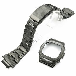 316L RVS Nieuwe Camouflage Roestvrij Horlogebanden voor DW5600 GW-M5610 GW5000 Horlogeband Bezel / Case Strap Metal Watch Band H0915