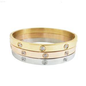 316l en acier inoxydable en gros marques de mode bijoux cristal strass Bracelet strass Bracelet de haute qualité Bracelet