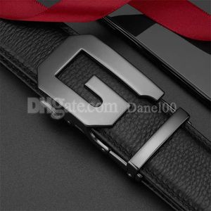 317 Business nouveaux hommes boucle automatique en cuir pur ceintures mode vente en gros ceinture de créateur de haute qualité