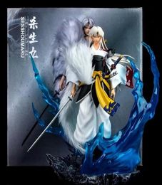 31 cm Japanse anime inuyasha sesshoumaru gk standbeeld pvc actie figuur speelgoedspel cijfers collectible model pop verjaardag cadeau29025790057