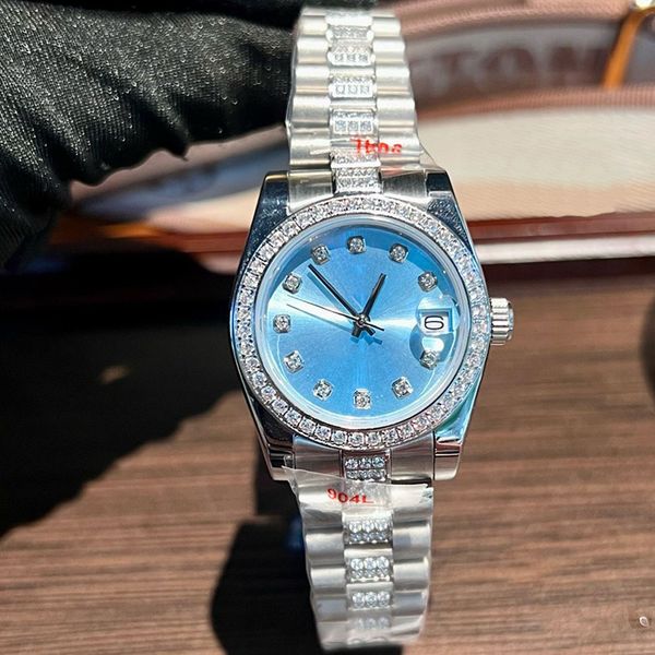 31 mm Diamond Womens Watch Mouvement mécanique automatique montre sapphire montre étanche de luxe de luxe de concepteur