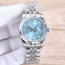 31mm dameshorloges Designer Dimond Watches Fluted Bezel Watch Luxe automatische datum kijkt gewoon naar mechanische master heren horloges kalender datjustity klok rl4