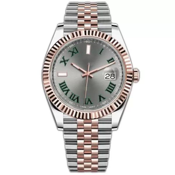 31 mm Relojes para mujer Reloj Rolejes para mujer DATEJUST Zafiro Oro rosa Movimiento automático Pulsera mecánica Oyster Jubilee Relojes Lady Master Relojes de pulsera