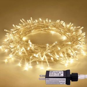 31V LED String Licht Kerstlampen Holiday Decoratie Wit kleurrijke RGB blauw waterdichte 13m 23m 50m 100m