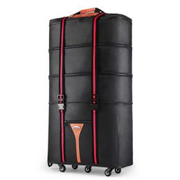 32 36 inch grote capaciteit Oxford doek rollende bagagetas in het buitenland om te studeren en vouwen trolley koffer te verplaatsen 231221