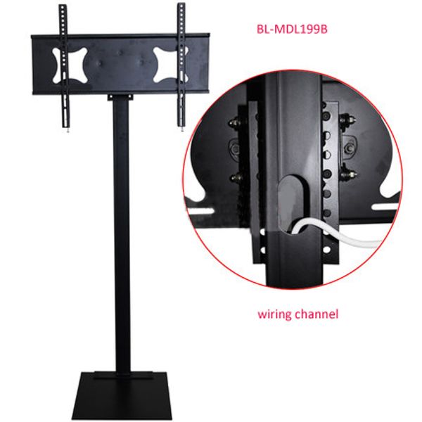 32-70 pouces LCD LED Plasma TV Mount Stand Support de plancher Hauteur Réglable Full Motion Wiremanagement AD Display Stand