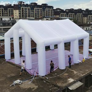 32.8ftx26.3ftx19.7ft H Carpa inflable para eventos Carpa para bodas Sin cortina Toldo de sombra para deportes al aire libre o Día de San Valentín