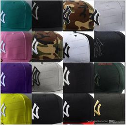 32 COLOS MENS'S Baseball Fitted Hats Casquettes Chapeus Navy Blue Special Nouveau "York" Green clair Rose noir Gris Couleur de couleur Centré Sports Toutes les Caps de taille fermée complète