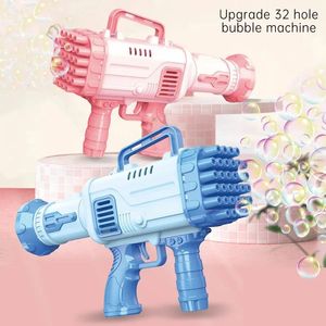 32 trous bulles mitrailleuses jouets pour enfants savon de fusée bulles mitrailleuses automatiques