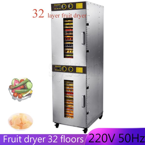 32 couches à grande séchoir de fruits à température réglable Déshydrateur électrique viande déshydrateur