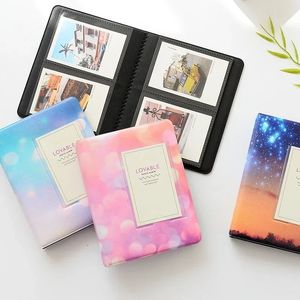 32 POCHETS LIVRE PHOTO SKIN SKY SKY 3 pouces pour Fujifilm Instax Mini Films Album Instax Mini 9 8 7s 90 70 25 Card de nom Holderstarry Sky Photo Bookstarry Sky Photo Book