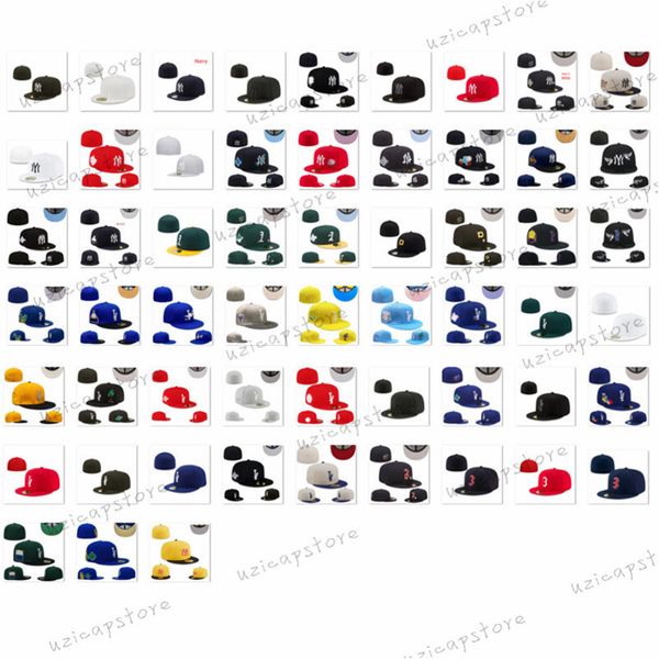 32 Équipe Baseball Fitted Sport Caps Wholesale Classic Flat Flog Football Football Hats Men's Fashion Summer Snapback Taille 7- 8