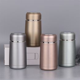 !! 320ml Mini Leuke Koffie Vacuümflessen Thermos Roestvrijstalen Reizen Drink Waterfles Thermoses Cups en Mokken 210913