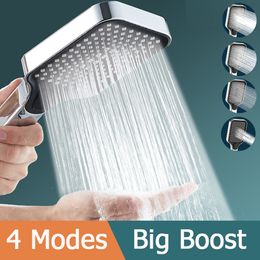 320 mm groot paneel grote flow supercharge regenval plafond gemonteerde douchekop spliver hoge druk abs dikker badkamer douche