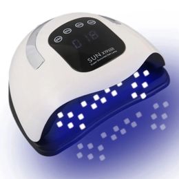 320W 72leds UV LED -nagellamp voor manicure gel droogmachine met grote LCD Touch Professional Smart Dryer 240415