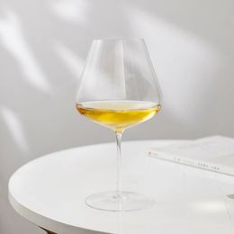 324 Floz ultrathin witte wijnglas buikgoblet master handgemaakt rood kristal bordeaux 2 stks handgeblazen 240430