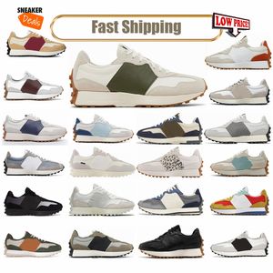 Livraison gratuite 327 entraîneurs femmes hommes Chaussures de course Chaussures de concepteur triple triple noir vert sel de mer gris orange bleu rose blanc homme femme extérieur 2024