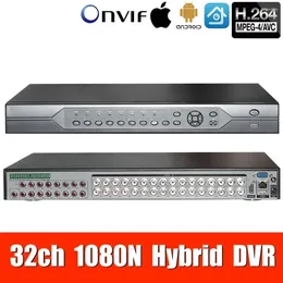 32CH 1080N DVR 6 EN 1 COAXIALS CVI TVI AHD SISTEMAS DE VIDEOVIGILANCIA HYBRID NVR PARA 8CH IP SOPORTE WIFI USB XMEYE