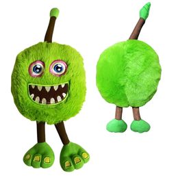 32 cm mijn zangmonsters poppen cartoonspel randapparatuur voor plush speelgoed zacht gevulde furcorn pluche pop voor kinderen verjaardagscadeaus