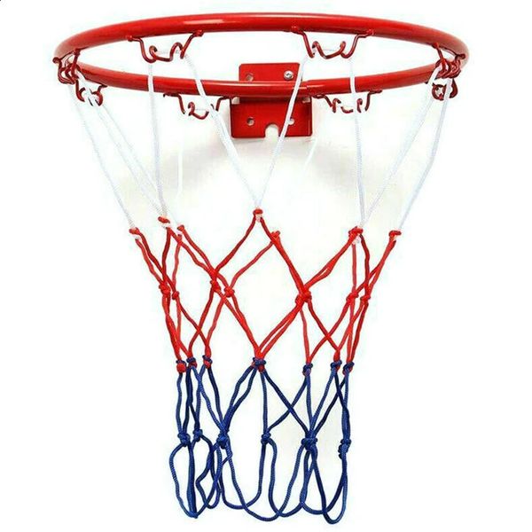 Red de aro de baloncesto montada en la pared de 32cm, borde de Metal, cesta colgante, borde de pared de baloncesto con tornillos, deporte interior y exterior 240118