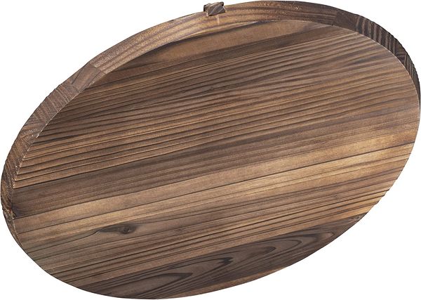 Couvercle de wok en bois de 32 cm, couvercle naturel rond pour poêle à couverture de poêle accessoires de cuisine couvercles de poèches de friture